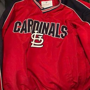 A St. Louis cardinals windbreaker/raincoat